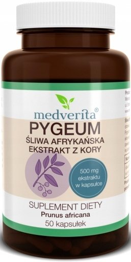 Medverita, Pygeum Śliwa Afrykańska, 50 Kaps.