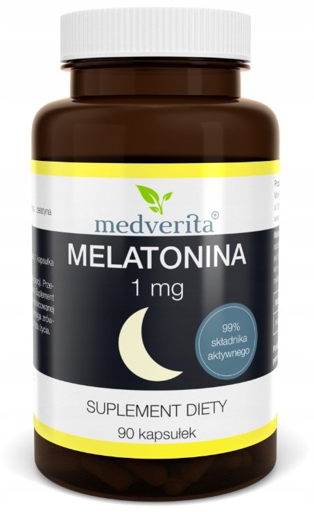 Medverita, Melatonina 1 Mg Dobry Sen, 90 Kaps.