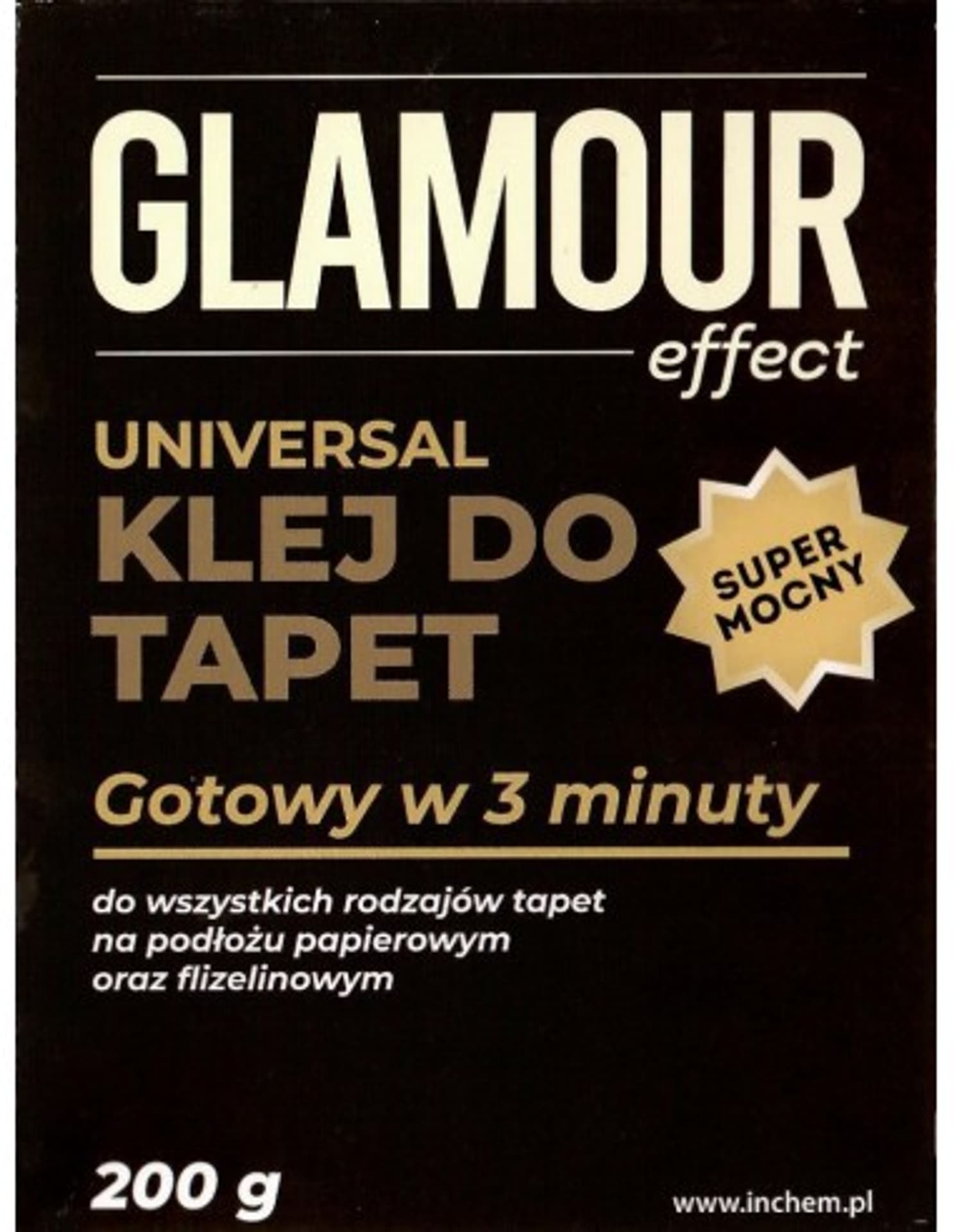 KLEJ DO TAPET UNIVERSAL GLAMOUR EFFECT SUPER MOCNY