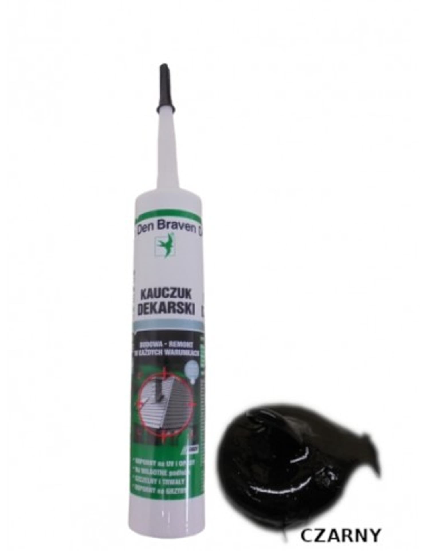 USZCZELNIACZ KAUCZUK DEKARSKI CZARNY RUBBER-SEAL 280ml