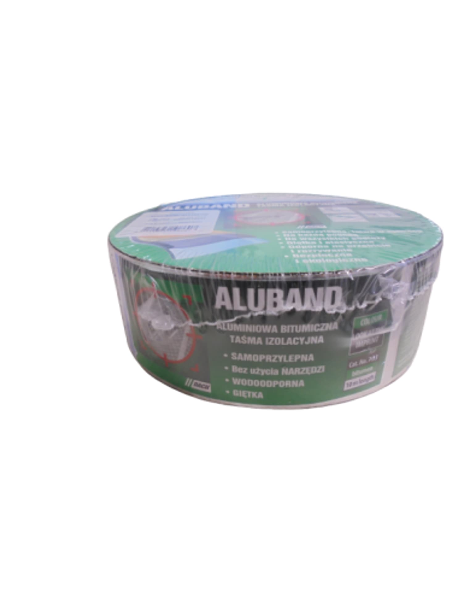 Taśma dekarska aluminiowa ALUBAND kolor ALUMINIOWY 10cmx10m