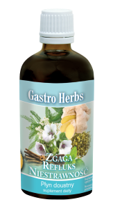 Inwent herbs Gastro Herbs 100ml Zgaga refluks niestrawność