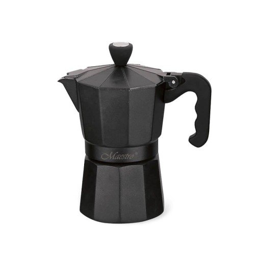 Maestro Kawiarka na 3 filiżanki MR-1666-3-BLACK MAESTRO