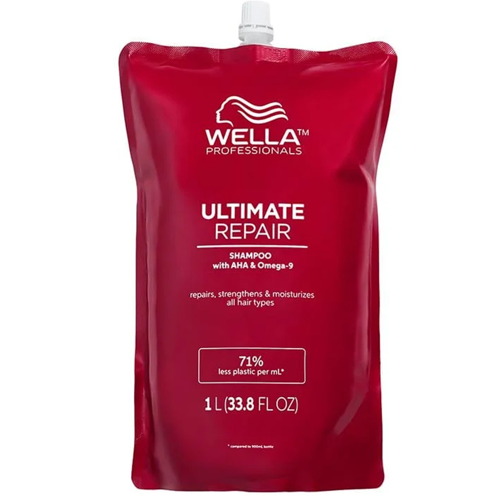 Wella Ultimate Repair, detoksykujący szampon naprawczy, refil, 1000ml