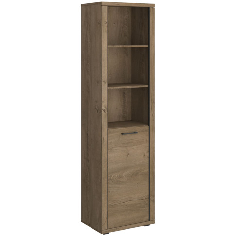 Klasyczny regał otwarty z szafką dąb lefkas E9-W98