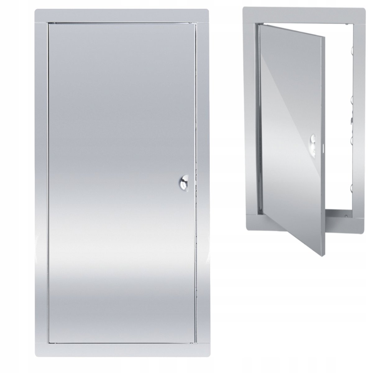 DRZWICZKI REWIZYJNE METALOWE ZATRZASK 30x60cm