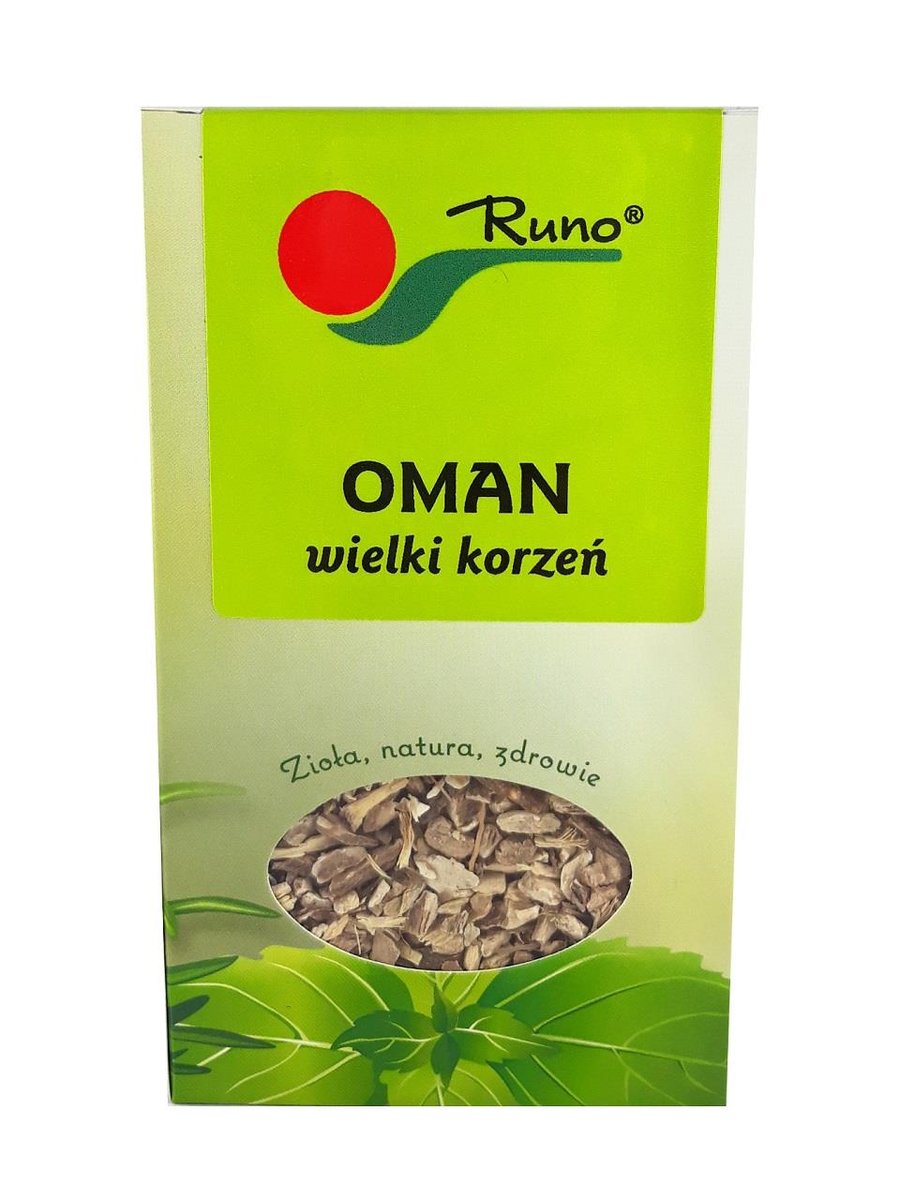 Runo zioła oman wielki zalegająca flegma 50 g