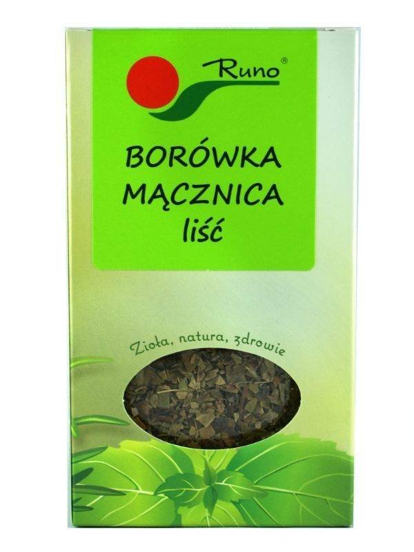 Runo Borówka Mącznica Liść 50tg