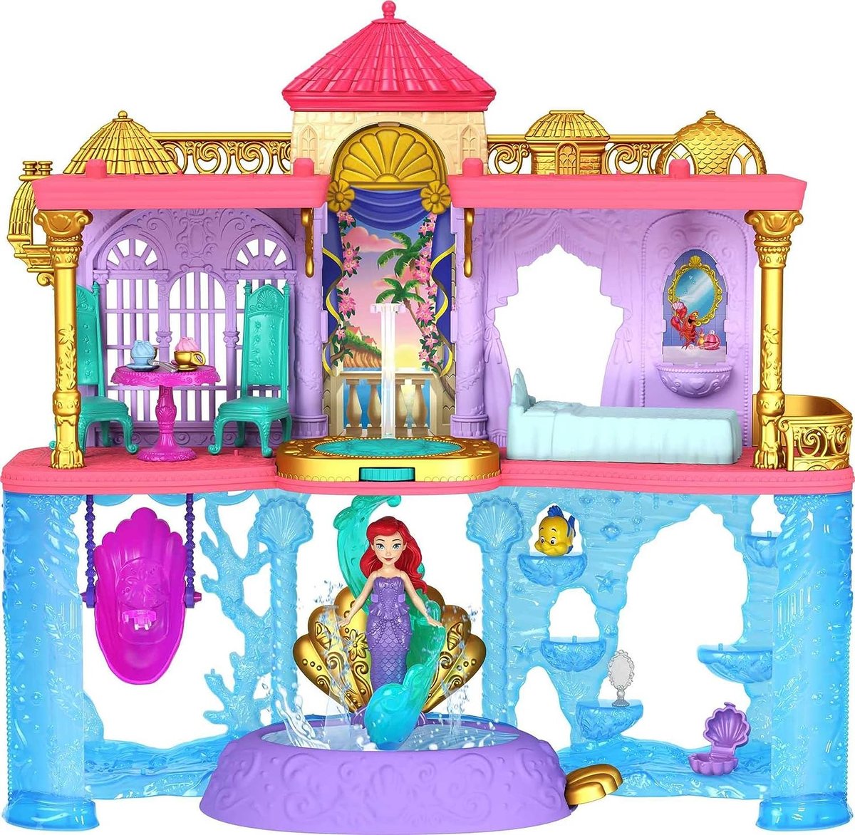 Zestaw Pałac Arielki + Lalka Disney Princess