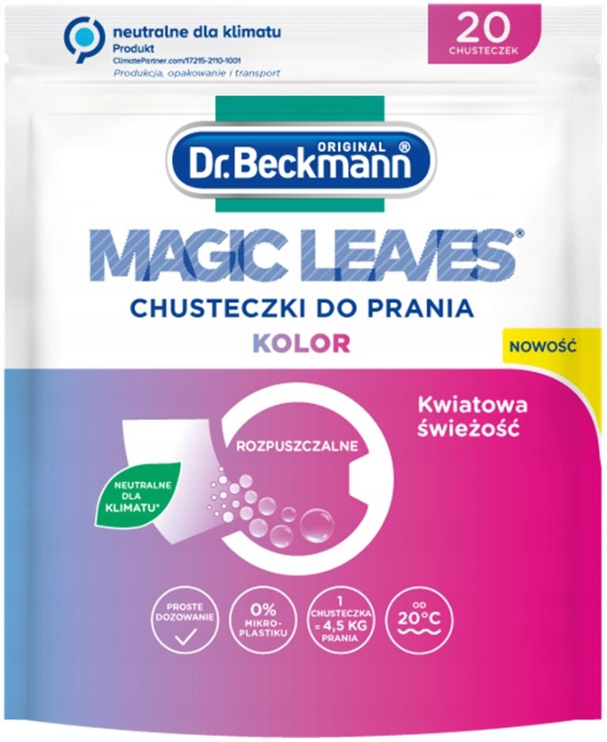 Dr Beckmann magiczne listki do prania Kolor 25 szt