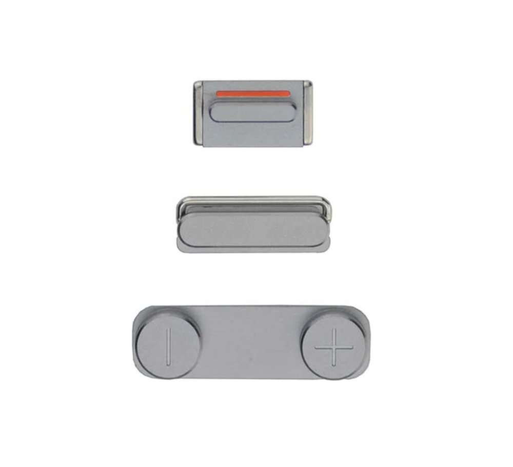 Przyciski Boczne Power Głośność Wyciszenie Iphone 5S/Se (Szary)