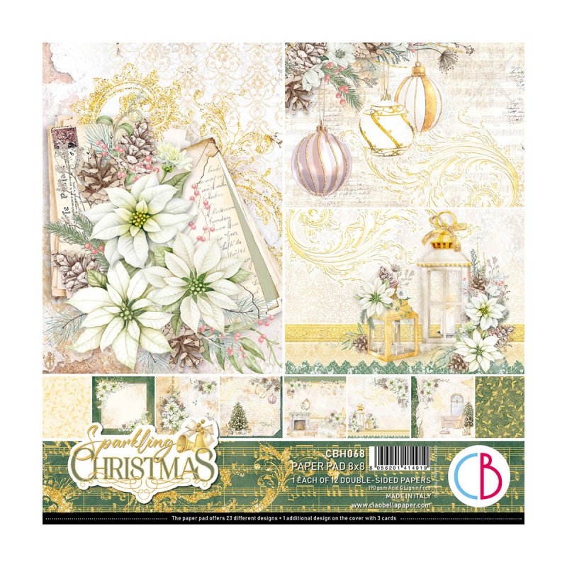 Blok papierów Ciao Bella - SPARKLING CHRISTMAS 20x20