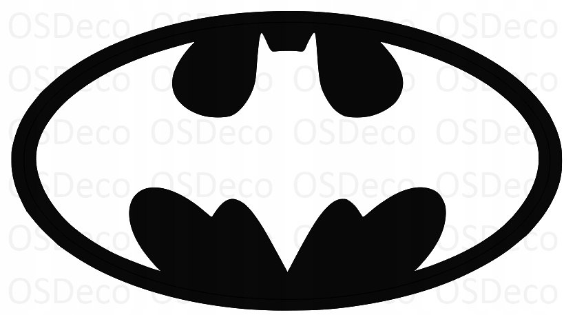 Batman Logo I Batarang Dekoracja Na Ścianę L T102