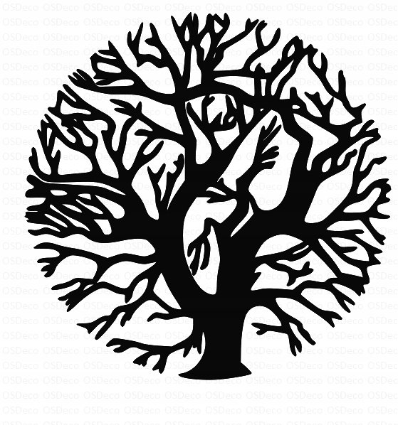 Ażurowa Dekoracja Ściany Prezent Drzewo Życia N113