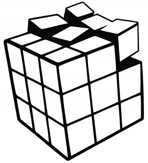 Dekoracja 3D Do Pokoju Młodzieżowego Kostka R107