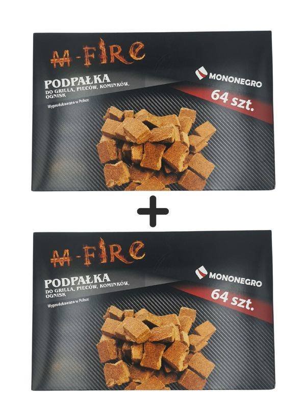 Mononegro Podpałka Kostka 2x64 Produkt Naturalny