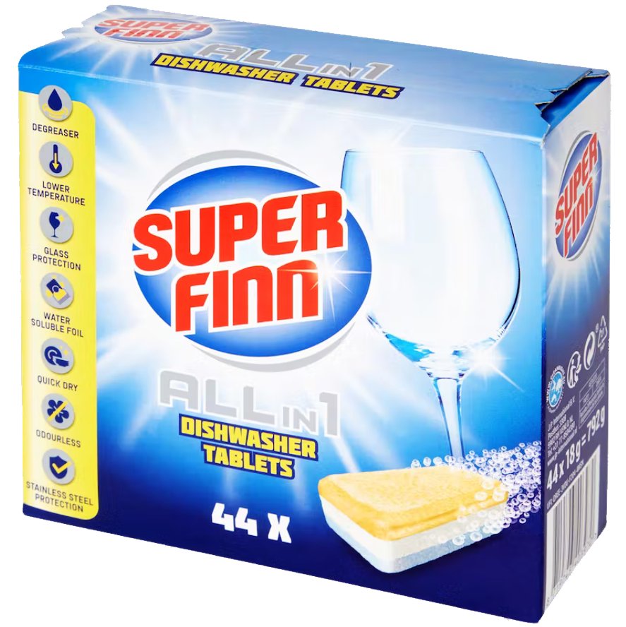 Tabletki do zmywarki Superfinn ALL IN ONE 44 szt.