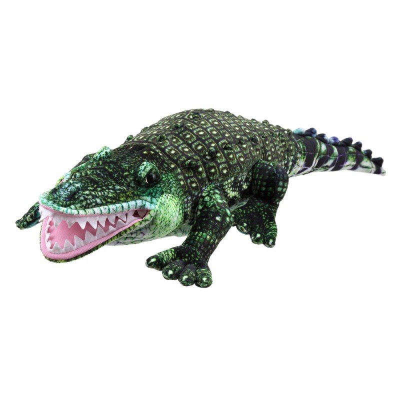 The Puppet company Kukiełka dla dzieci duży zielony aligator