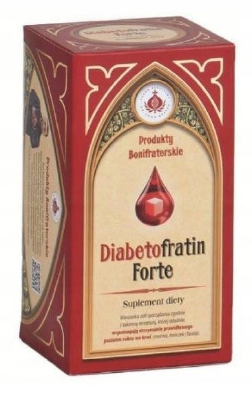 Boni Fratres DIABETOFRATIN Forte 30 saszetek Cukrzyca Cholesterol Oczyszczanie 714