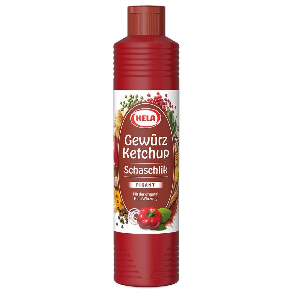 HELA KETCHUP SCHASCHLIK SZASZŁYK GEWURZ PIKANT 800ML