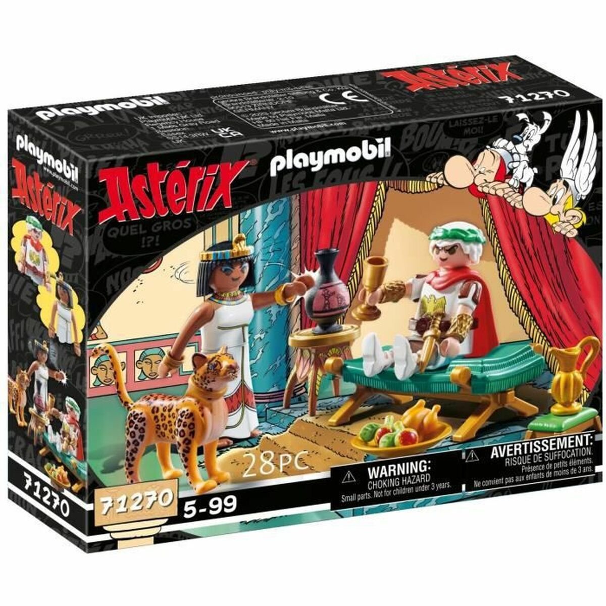 Playset Playmobil 71270 - Asterix: César and Cleopatra 28 Pieces (S7190886)