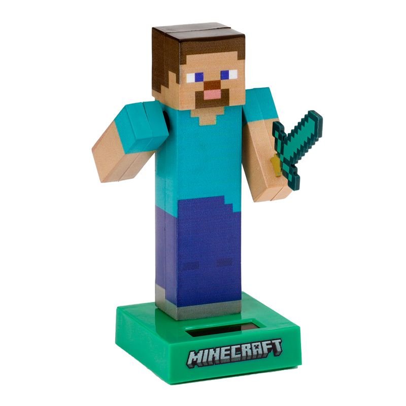 Figurka solarna Minecraft Steve Puckator