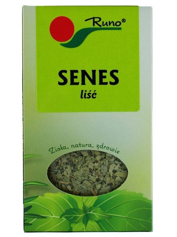 ZIOŁA  SENES WSPOMAGA ODCHUDZANIE  LIŚĆ RUNO  50G