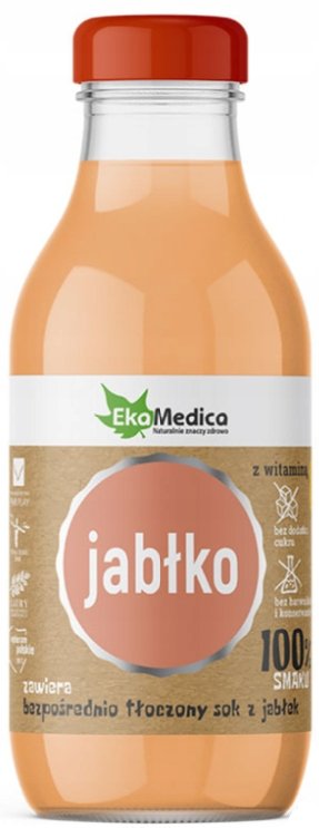 EKAMEDICA SP. Z O.O. S.K. EkaMedica Sok 100% jabłko 300 ml 3586221