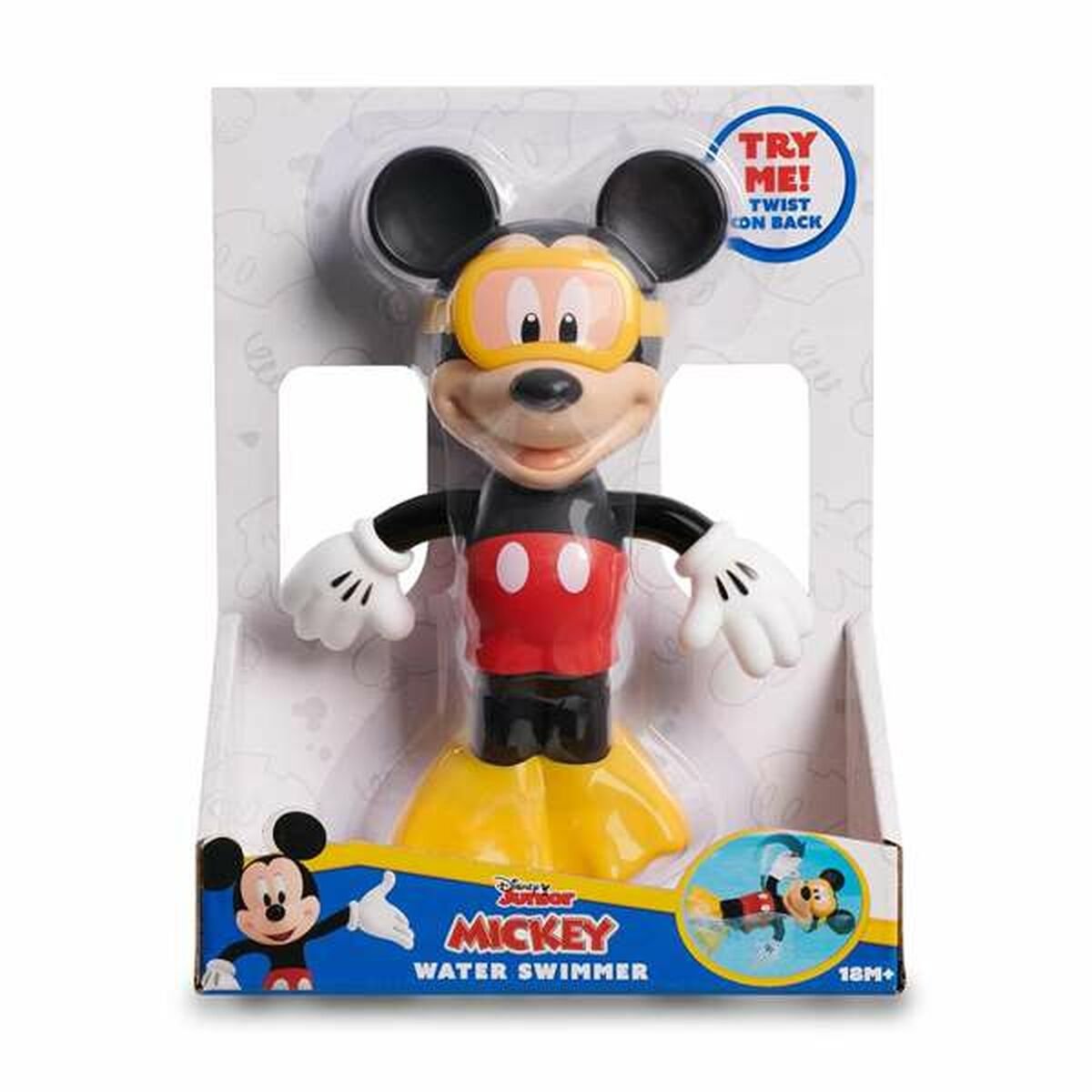 Playset Mickey Mouse Water Swimmer 17 cm (S2429694)