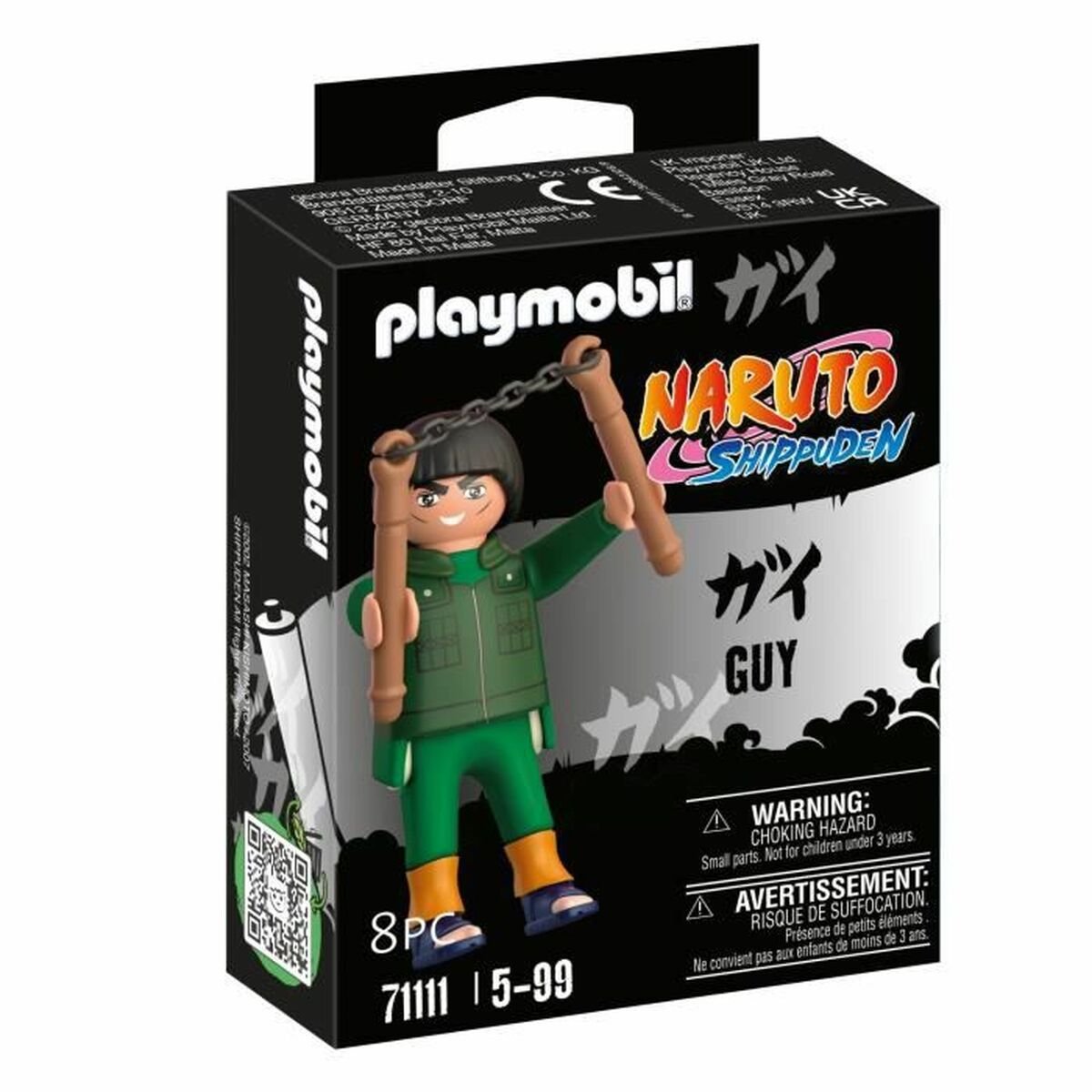 Figure Playmobil Naruto Shippuden - Guy 71111 8 Pieces (S7190881)