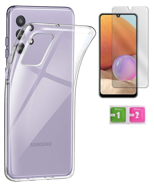 Etui 2Mm Do Samsung Galaxy A32 4G Case + Szkło 9H