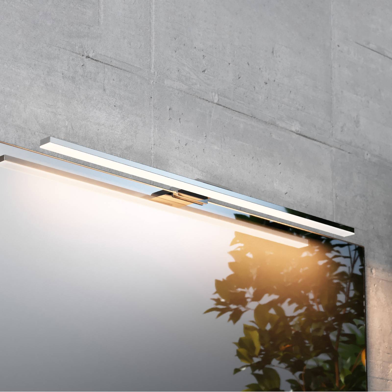 MCJ Oświetlenie lustra LED Triga, chrom, 60cm, 3 000 K