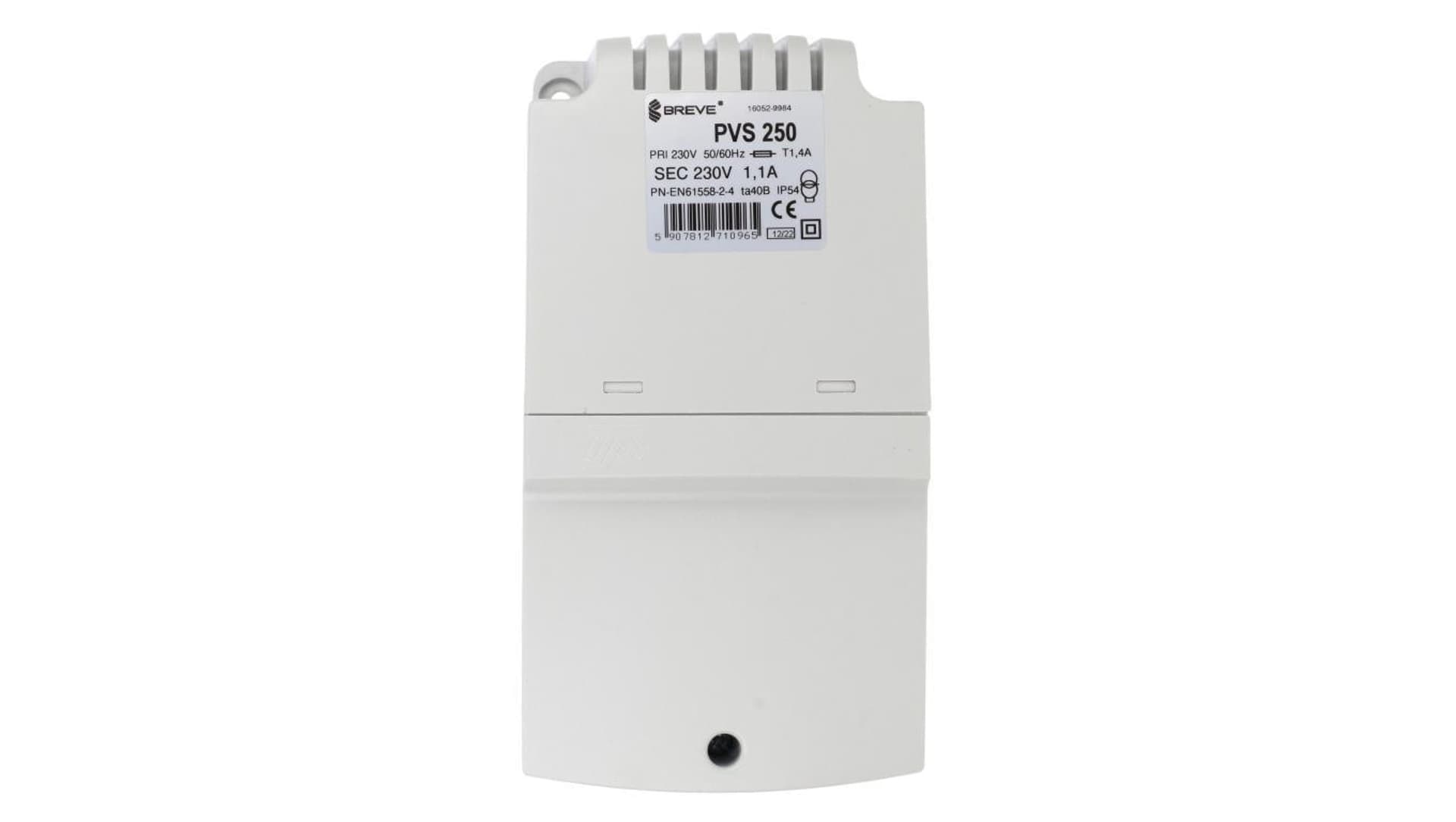 Breve Transformator 1-fazowy PVS 250VA 230/230V /w obudowie IP54/ 16052-9984 16052-9984
