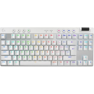 Klawiatura Logitech Gaming G PRO X TKL Lightspeed, US (920-012148) Biała
