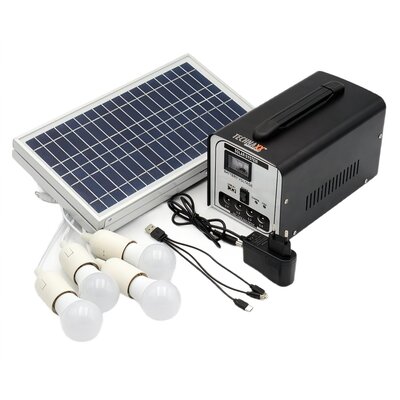 Stacja ładowania Technaxx TX-200, 18W s LED žárovkami (5009) Czarna