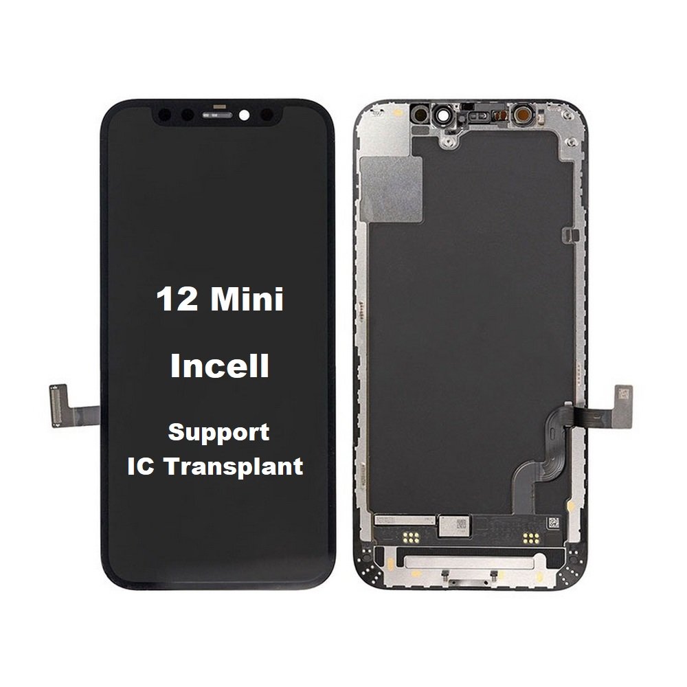 Wyświetlacz LCD ekran dotyk do iPhone 12 mini (Incell) (Wymienny IC)