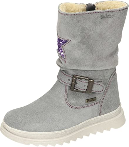 Richter Kinderschuhe Anna Półdługie kozaki dziewczęce, Ash Violet, 26 EU