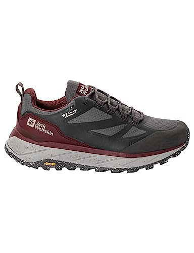 Jack Wolfskin Damskie buty trekkingowe Terraventure Texapore Low W, Dark Maroon, 35.5 eu