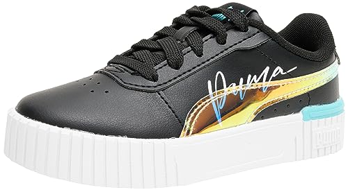 PUMA Carina 2.0 Crystal Wings Ps sneakersy dziewczęce, Puma Black Team Aqua PUMA White, 21 EU