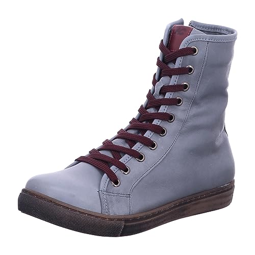 Andrea Conti Damskie botki, Antracyt, burgund, 40 EU