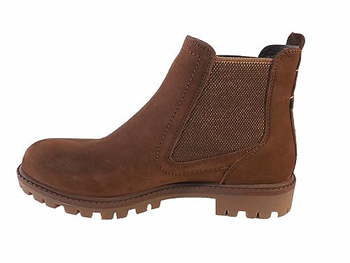 Tamaris Damskie botki damskie 1-1-25401-41, bordowe, 36 EU, Kasztanowy, 3 UK