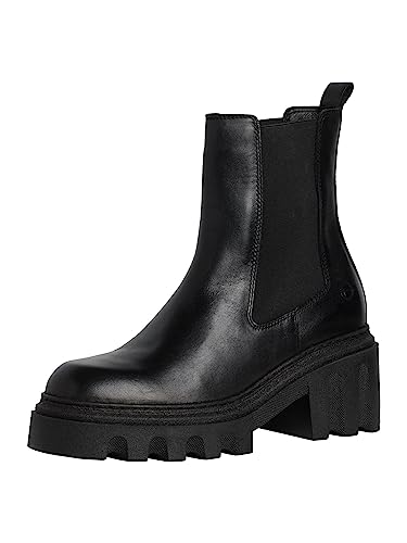 Tamaris Damskie botki damskie 1-1-25808-41, Czarny, 10 UK