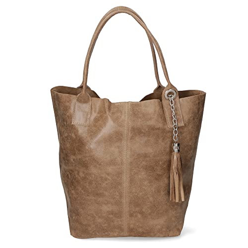 FELIPA Torebka damska hobo Bag, ciemnoszobrązowa, ciemnoszarobrązowy.