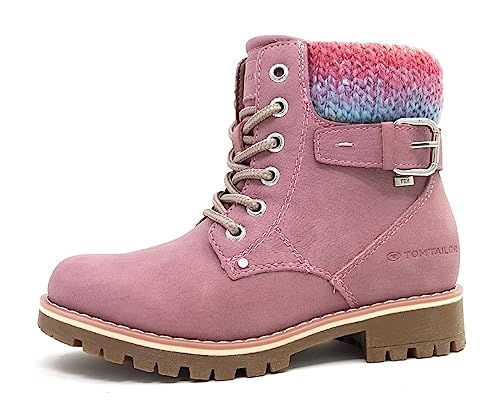 Tom Tailor Kids Dziewczęce 4270080020 modne kozaki, rose, 32 EU