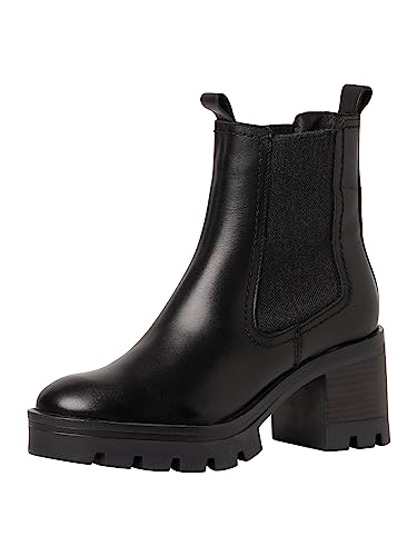 Tamaris Damskie 1-1-25842-41 modne kozaki, czarne, 36 EU, czarny, 36 EU