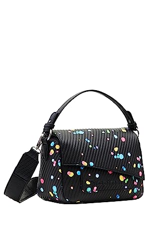 Desigual Women's BOLS_SPLATTER23 Phuket MI, czarny, czarny