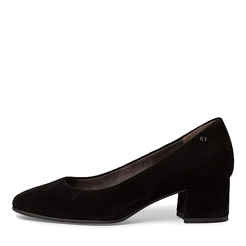 Tamaris Comfort Damskie 8-82302-41 wygodne wygodne buty do wielokrotnego użytku klasyczne buty biznesowe czółenka, czarny, 36 EU Weit