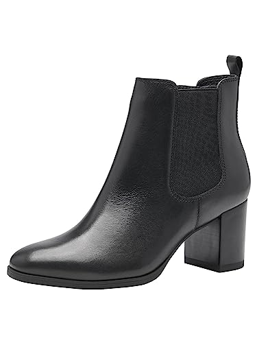 Tamaris Damskie botki 1-1-25377-41, czarny, 41 EU