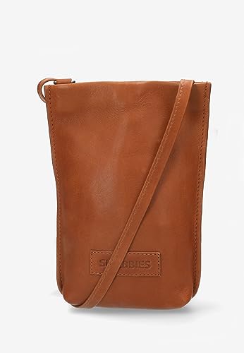 Shabbies Amsterdam Women's Ruby Crossbody Phone Bag, Cognac, koniak