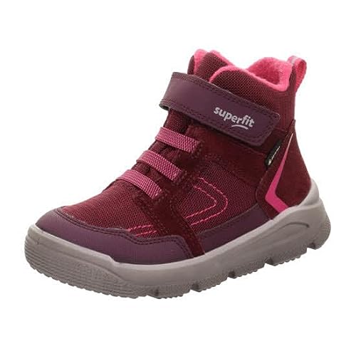 Superfit Dziewczęce botki Mars, Czerwony różowy 5500, 33 EU Schmal